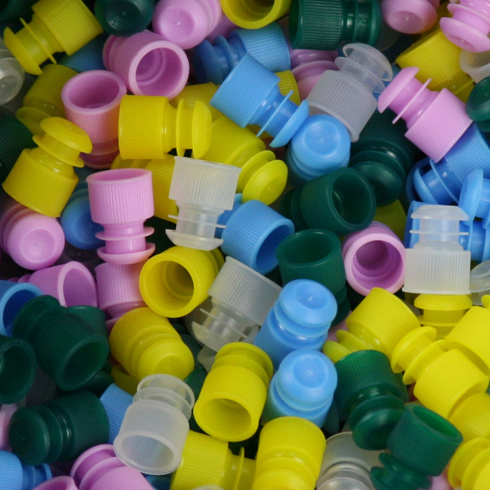 captrack-plug-cap-13mm-assorted-colors-agapi-lab-solutions