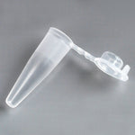 PCR Tube, 0.2mL, Thin Wall, PP, Attached Flat Top Cap, Natural