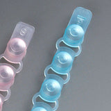 Cap Strip, PP, Blue, 8 Caps/Strip, 125 Strips/Unit (For use with # 110575, Tube Strip)