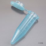 Diamond Midi Centrifuge Tube, 5.0mL, PP, Attached Snap Cap, Graduated, Blue, 50/Bag, 4 Bags/Unit