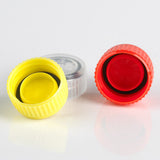 Screw Cap for Microtube, with O-Ring, Yellow