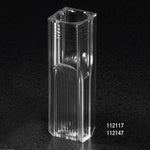 Cuvette, Semi-Micro, 2.5mL, with 2 Clear Sides, UV Grade Polymethylmethacrylate (PMMA), 100/Tray, 5 Trays/Unit