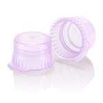 Snap cap, Translucent lavender, PE, for 12/13mm vacuum and Test tubes