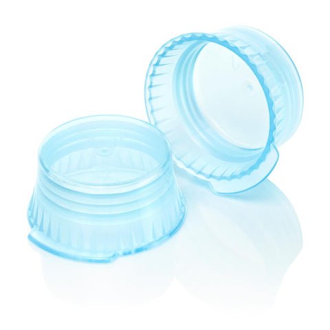 Snap Cap, Translucent Blue, PE, for 16mm Glass and Evacuated tubes