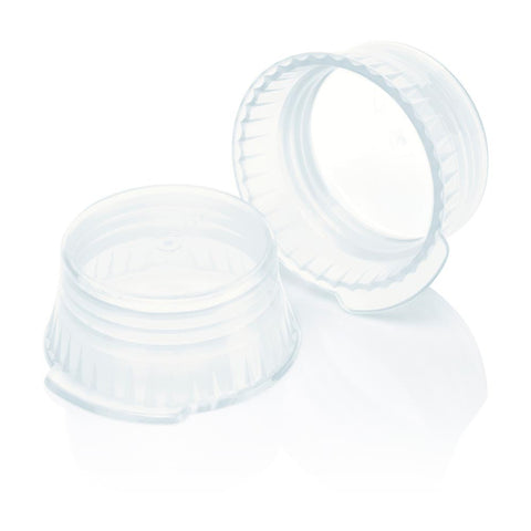 Snap Cap, Translucent Clear, PE, for 16mm Glass and Evacuated tubes