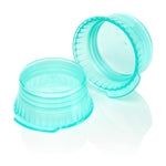 Snap Cap, Translucent Green, PE, for 16mm Glass and Evacuated tubes