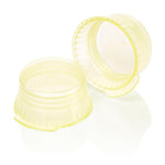 Snap Cap, Translucent Yellow, PE, for 16mm Glass and Evacuated tubes