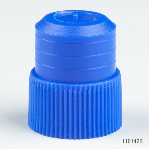 Cap, Plug, 16mm, Blue, 1000/Bag