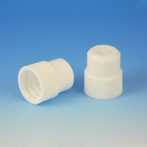 Cap, Plug, 16mm, White, 1000/Bag