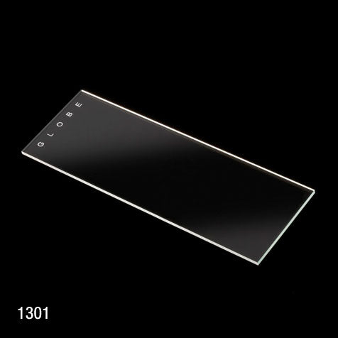 Microscope Slides, Glass, 25 x 75mm, 45° Beveled Edges, Clipped Corners, Frosted, 1 End, Both Sides, 72/Box, 2 Boxes/Case (1 Gross)