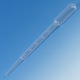 Transfer Pipet, 7.5mL, Large Bulb, Graduated to 3mL, 148mm, 500/Dispenser Box, 10 Boxes/Unit