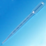 Transfer Pipet, 7.0mL, Large Bulb, Graduated to 3mL, 155mm, STERILE, Individually Wrapped, Cellophane Wrap