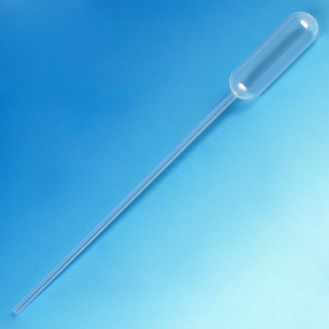 Transfer Pipet, 4.5mL, Narrow Stem, Long, 155mm, STERILE, 20/Pack, 25 Packs/Unit