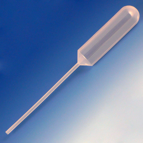 Transfer Pipet, 15.0mL, Narrow Stem, Large Bulb, 155mm, 250/Dispenser Box