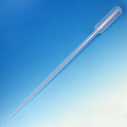 Transfer Pipet, 15mL, Graduated to 5mL, Extra Long, 215mm (8.5 Inches Long), 250/Box