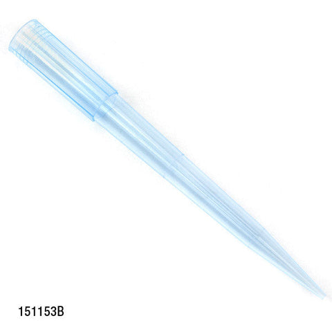 Pipette Tip, 100 - 1250uL, Certified, Universal, Graduated, Blue, 84mm, Extended Length, 96 Tips/Refill Plate, 5 Refill Plates/Box