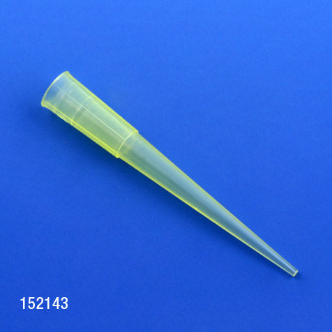 Pipette Tip, 1 - 200uL, Universal, Yellow, 1000/Bag