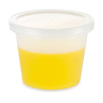 Container, Multi-Purpose, PP, Economy Style, 4oz (120mL), Separate Snap Lid, Natural