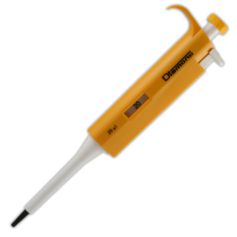 Pipette, Diamond, Fixed Volume, 20uL, Yellow