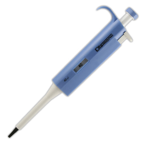 Pipette, Diamond, Fixed Volume, 40uL, Blue