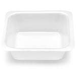 Weight Boat, Square with Square Bottom, Antistatic, PS, White, 100mL