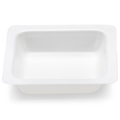 Weight Boat, Square with Square Bottom, Antistatic, PS, White, 10mL