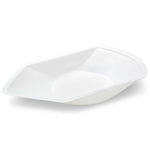 Weighing Boat, Plastic, Square with Round Bottom, Small Easy Pour Spout, Antistatic, 41 x 41 x 8mm, PS, White, 7mL