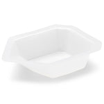 Weighing Boat, Plastic, Square with Round Bottom, Small Easy Pour Spout, Antistatic, 89 x 89 x 25mm, PS, White, 100mL