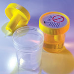 TransferTop Urine Collection Cup with Integrated Transfer Device, 4oz (120mL), Graduated to 100mL, STERILE, Bulk