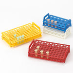 Wireless MicroTube Rack with Handles for 1.5mL and 2.0mL Microcentrifuge Tubes, 24-Place, White