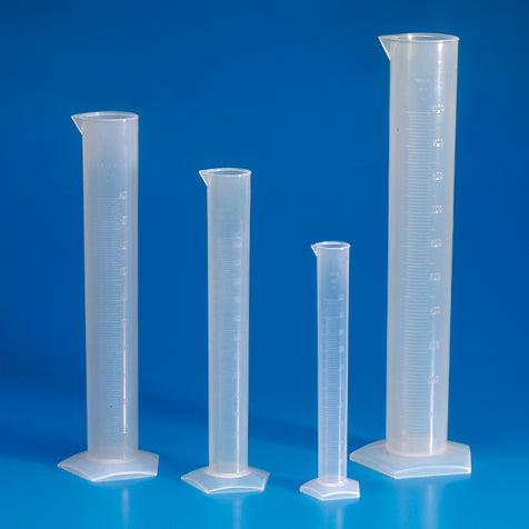 Graduated Cylinder, PP, Molded Graduations, 500mL