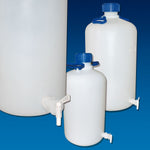 Carboy with Spigot, HDPE, Heavy-Duty, 5 Liter