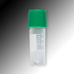 Sample Tube, 3mL, External Threads, PP, Round Bottom, Self-Standing