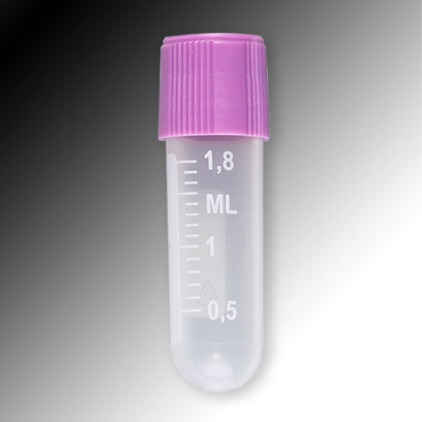 Sample Tube, 4mL, External Threads, PP, Round Bottom