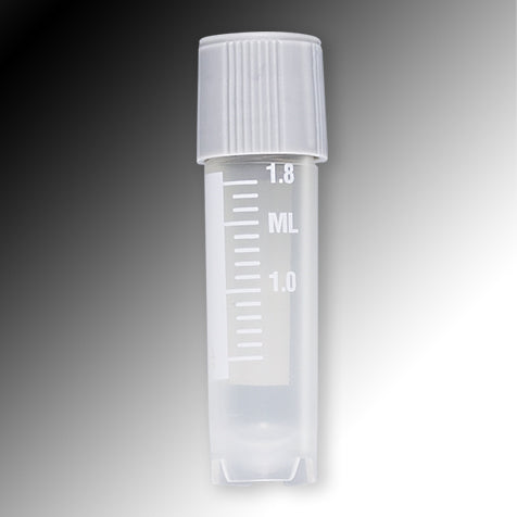 Sample Tube, 4mL, External Threads, PP, Round Bottom, Self-Standing