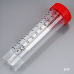 Centrifuge Tube, 10mL, with Attached Yellow PP Screw Cap, PP, Printed Graduations, STERILE, 100/Bag, 10 Bags/Unit