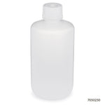 Bottle, Narrow Mouth, PP Bottle, Attached PP Screw Cap, 250mL, 12/Pack