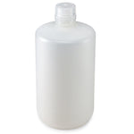 Bottle, Narrow Mouth, PP Bottle, Attached PP Screw Cap, 2 Litres (0.5 Gallons)