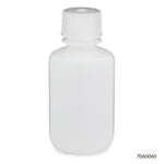 Bottle, Narrow Mouth, HDPE Bottle, Attached PP Screw Cap, 60mL, 12/Pack