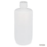 Bottle, Narrow Mouth, LDPE Bottle, Attached PP Screw Cap, 500mL, 12/Pack