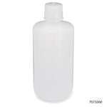 Bottle, Narrow Mouth, LDPE Bottle, Attached PP Screw Cap, 1000mL, 6/Pack