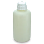 Vacuum Bottle, Narrow Mouth, Heavy Duty HDPE Bottle, White PP 53mm Screw Cap, 2 Litres (0.5 Gallons), 2/Pack