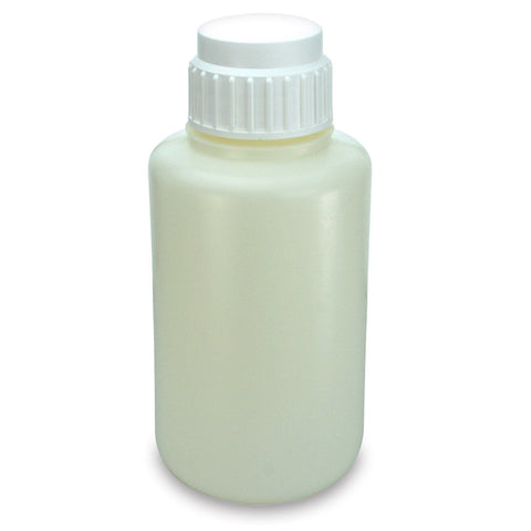 Vacuum Bottle, Narrow Mouth, Heavy Duty HDPE Bottle, White PP 83mm Screw Cap, 4 Litres (1.0 Gallons)