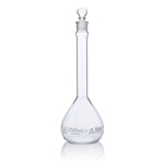 Flask, Volumetric,  Wide Mouth, Globe Glass, 250mL, Class A, To Contain (TC), ASTM E288, 6/Box