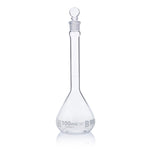 Flask, Volumetric , Globe Glass, 100mL, Class B, To Contain (TC), ASTME288, 6/Box