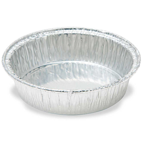 Aluminum Dish, 76mm, 2.0g (80mL), Crimped Side with Tab, 100/Pack, 10 Packs/Carton