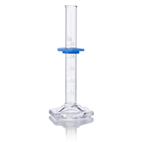 Cylinder, Graduated, Globe Glass, 5mL, Class B, To Deliver (TD), Dual Grads, ASTM E1272, 4/Box