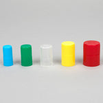 Diamond Culture Tube Cap for 25mm Glass Culture Tubes, PP, Yellow, 100/Bag, 5 Bags/Carton