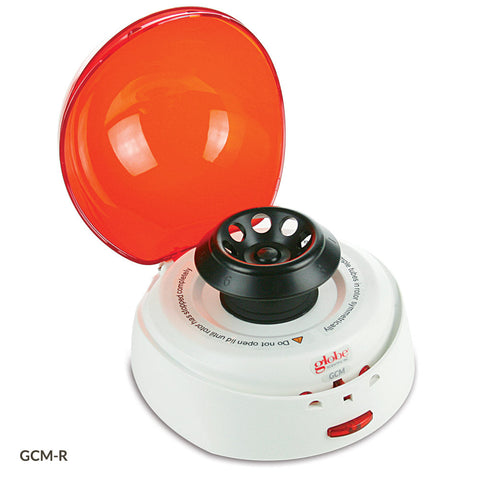 Centrifuge, Mini, 8-Place, 7000rpm Fixed Speed, 240v, 50Hz, EU Plug, Red Lid (Includes: 8-Place Rotor for 1.5mL/2.0mL Tubes, 2 x 8 Place Rotor for PCR Tubes/Strips and both Sleeves)