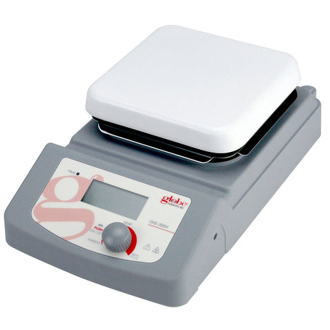 Hotplate, Digital, 380C Maximum Temperature, 5.5 x 5.5 inch ceramic coated top plate, 200-240v 50-60Hz